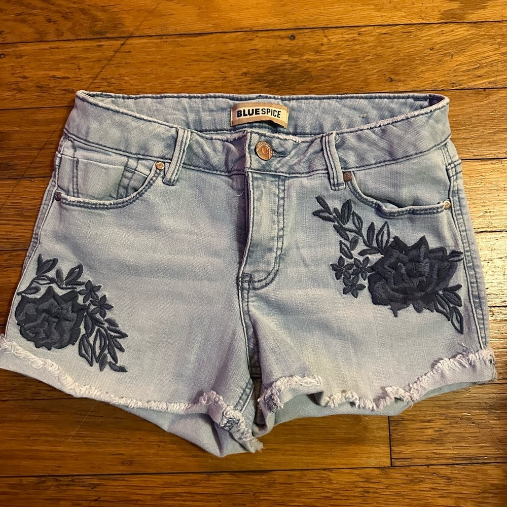 Blue spice juniors shorts size 5